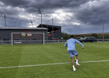 Dele Alli spotted training at Barnet’s The Hive