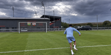 Dele Alli spotted training at Barnet’s The Hive