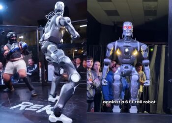 Human vs. Robot MMA fight – VIDEO – Frankie LaPenna vs. Terminator-like machine Human vs. Robot MMA fight – VIDEO – Frankie LaPenna vs. Terminator-like machine
