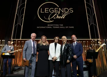 Mary Carillo Receives Official International Tennis Hall of Fame Ring at Legends Ball Mary Carillo Receives Official International Tennis Hall of Fame Ring at Legends Ball