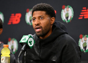 Paul George has ‘chip on my shoulder’ as he joins Celtics after Jaylen Brown trade Paul George has ‘chip on my shoulder’ as he joins Celtics after Jaylen Brown trade