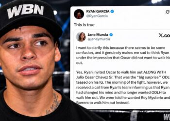 Ryan Garcia Admits Truth Over Oscar De La Hoya No-Show