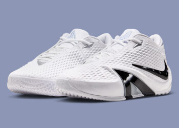 The Nike Ja 4 Soothes In White And Cobalt Bliss