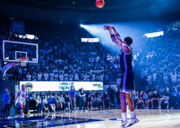 BYU players, coaches party with Cougar Nation at Marriott Madness