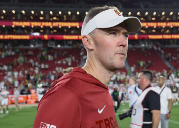 Lincoln Riley had a message for Desman Stephens after bad hit on Dante Moore