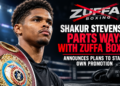 Shakur Stevenson Granted Release From Zuffa Boxing, Announces Plans to Start Own Promotion