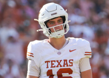 Texas HC Steve Sarkisian’s right about Arch Manning’s last name creating unfair criticism — but QB must learn to accept it
